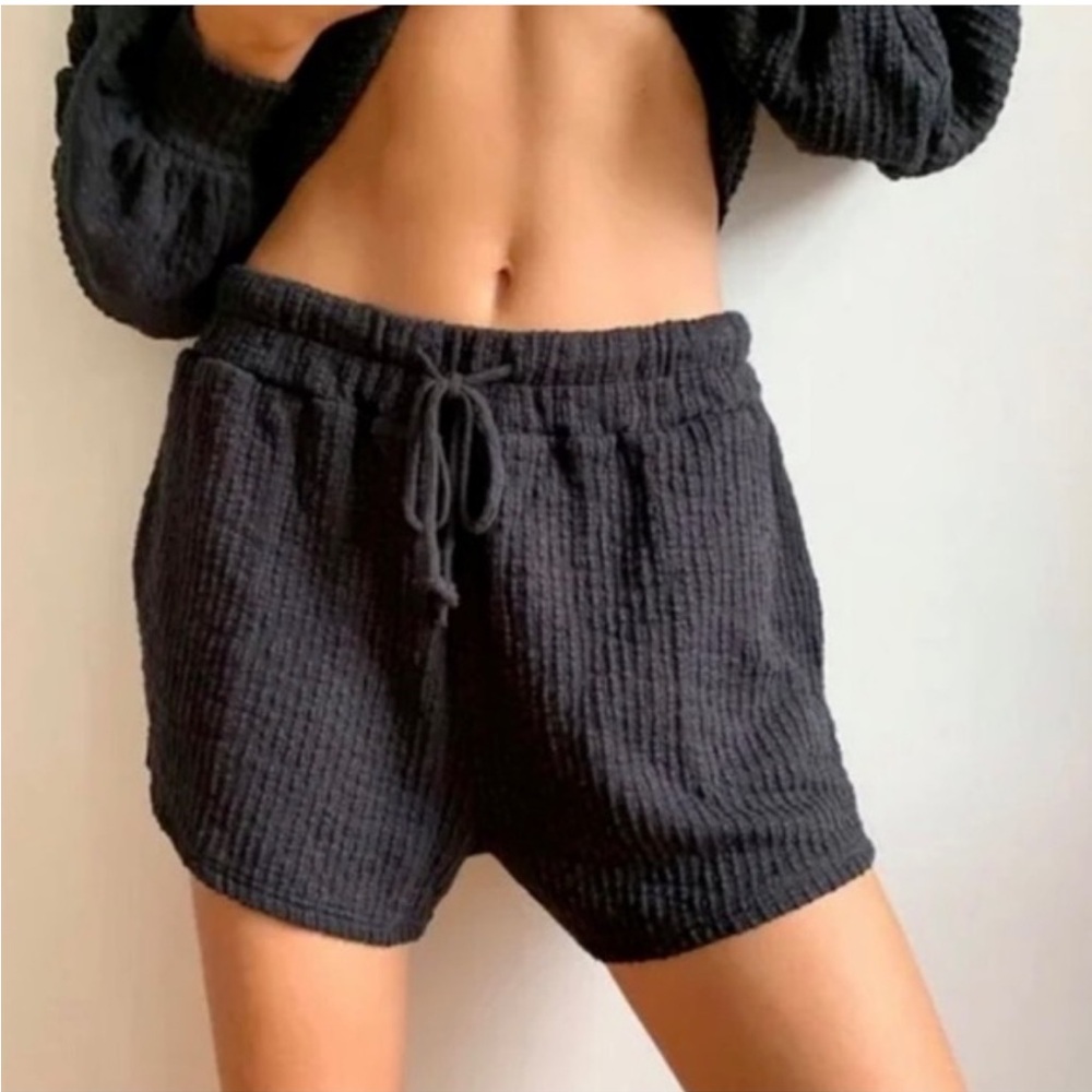 FP Beach Free People Women's Black Athletic Beach Board Shorts - Size S